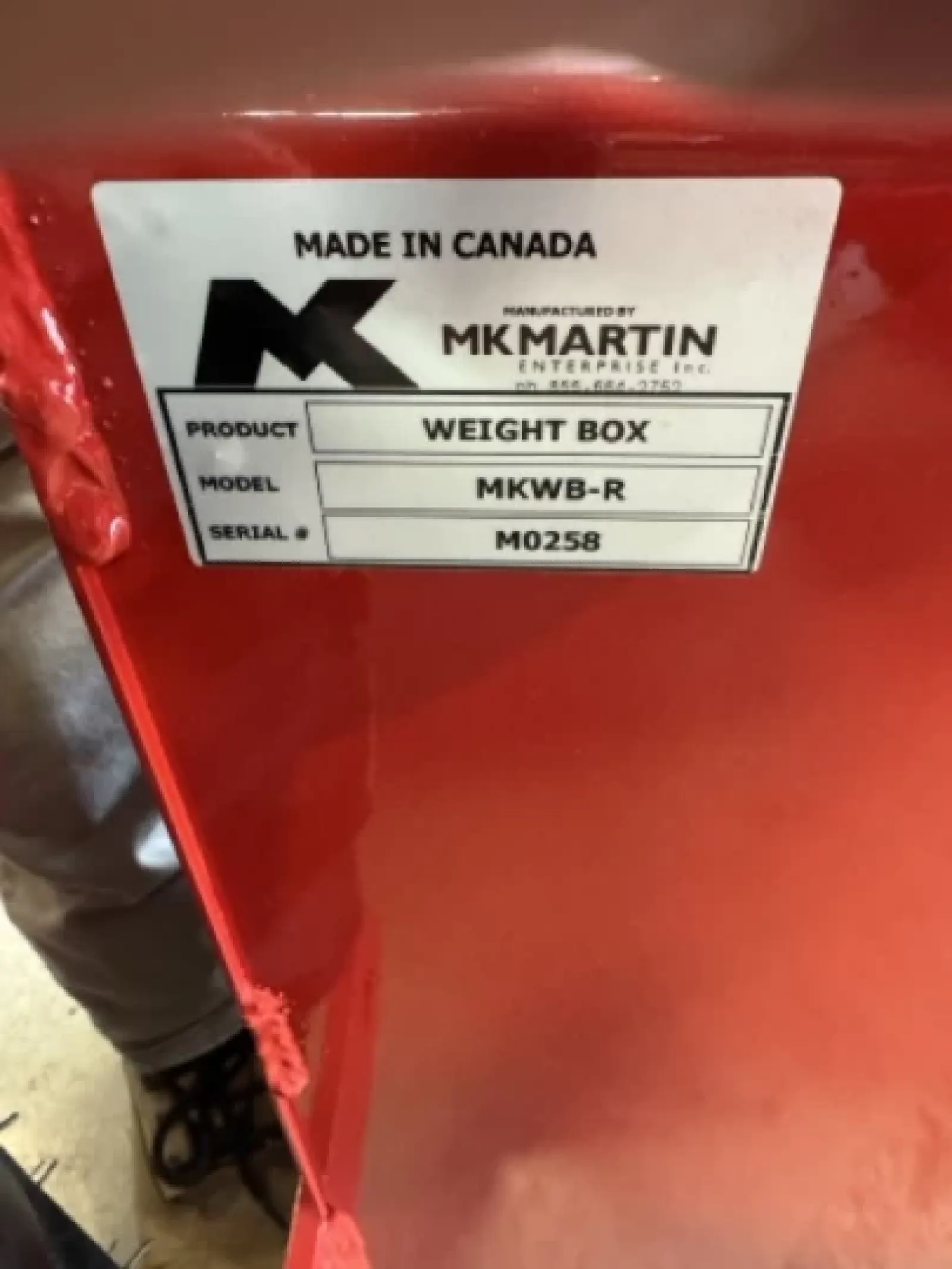 MK Martin MKWB Boite de Contrepoids 2025 — vue 4