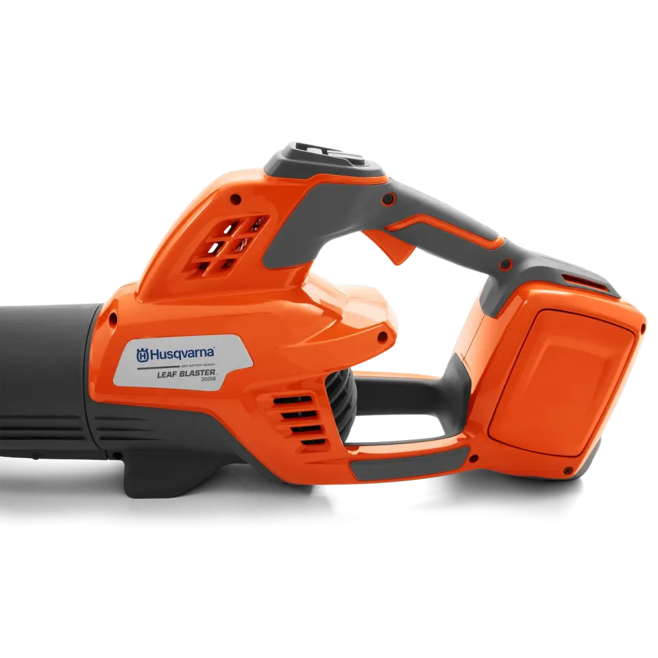 Husqvarna 350iB Leaf Blaster with battery and charger — view 4