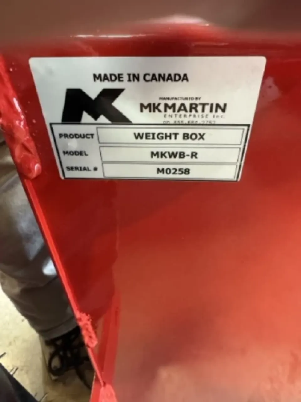 MK Martin MKWB Boite de Contrepoids 2025 — vue 4
