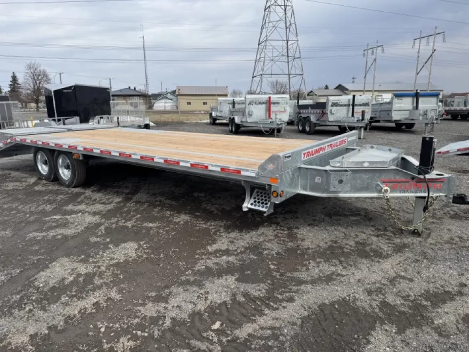 Triumph 102x20+5 Deckover | Essieux double 8 000lb | 2025 — vue 1